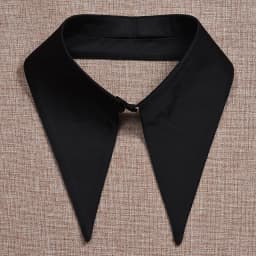 Classic Fake Collar Solid Color Detachable Dickey Collar Shirts Faux False Collar for Women Men