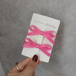 2Pcs/Lot Sweet Bowknot Hair Clips Ballet Ribbon Bow Hairpin Bang Clip Girls Mini Grab Clips Woman Headwear Hair Accessories