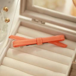 French Style Bowknot Hair Clip Women Girls Acrylic Spring Barrettes For Ponytail Long Hair Styling Party Headwear