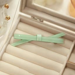 French Style Bowknot Hair Clip Women Girls Acrylic Spring Barrettes For Ponytail Long Hair Styling Party Headwear