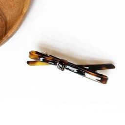 French Style Bowknot Hair Clip Women Girls Acrylic Spring Barrettes For Ponytail Long Hair Styling Party Headwear