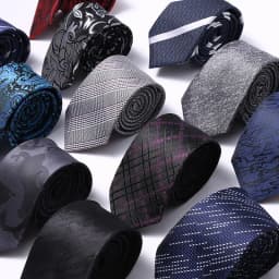 Luxury Skinny 6CM Mens Necktie Ties For Man Striped Plaid Floral Solid Jacquard Ascot Business Party Neck Tie Accssories