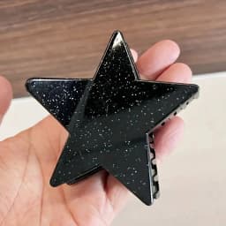 1 Pcs Women's Hair Clips Shiny Sequins Sparkling Stars Sweet Candy Colored Hair Grab Fashionable Versatile Hair Accessories Girl