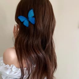 Fairycore Blue Butterfly Duck Hair Clips For Women Pastoral Style Fairy New Premium Design Sense Fashion Luxury Accessories K1
