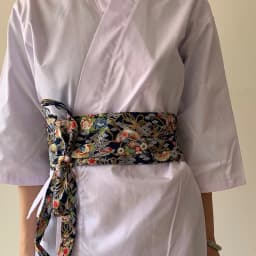 Japanese Style Girdle Sushi Restaurant Waiter Chef Waist Belt Haori Kimono Corset Waist Obi Dress Waistband Chinese Hanfu Belt
