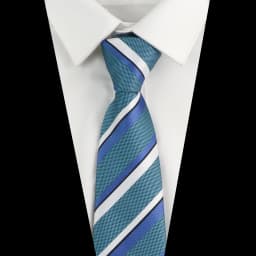 Men's Fashion Tie 7.5cm Tie Sage Green Orange Stripes Ties Business Meeting Suit Wedding Party Office Tie Men's Gift Accessorie