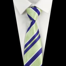 Men's Fashion Tie 7.5cm Tie Sage Green Orange Stripes Ties Business Meeting Suit Wedding Party Office Tie Men's Gift Accessorie