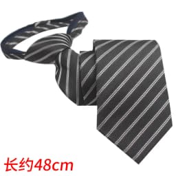 Zipper Tie Men Wedding Necktie Lazy Pre-tied Ties Striped 8cm Hot Sell Style Zipper Necktie For Men Women Wholesale