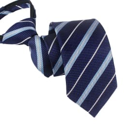 Zipper Tie Men Wedding Necktie Lazy Pre-tied Ties Striped 8cm Hot Sell Style Zipper Necktie For Men Women Wholesale
