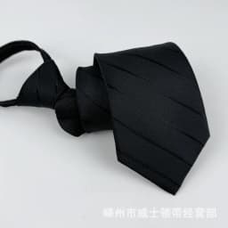 Zipper Tie Men Wedding Necktie Lazy Pre-tied Ties Striped 8cm Hot Sell Style Zipper Necktie For Men Women Wholesale
