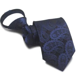 Zipper Tie Men Wedding Necktie Lazy Pre-tied Ties Striped 8cm Hot Sell Style Zipper Necktie For Men Women Wholesale