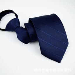 Zipper Tie Men Wedding Necktie Lazy Pre-tied Ties Striped 8cm Hot Sell Style Zipper Necktie For Men Women Wholesale
