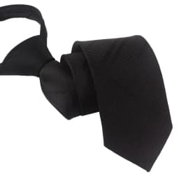 Zipper Tie Men Wedding Necktie Lazy Pre-tied Ties Striped 8cm Hot Sell Style Zipper Necktie For Men Women Wholesale