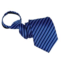 Zipper Tie Men Wedding Necktie Lazy Pre-tied Ties Striped 8cm Hot Sell Style Zipper Necktie For Men Women Wholesale