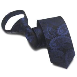 Zipper Tie Men Wedding Necktie Lazy Pre-tied Ties Striped 8cm Hot Sell Style Zipper Necktie For Men Women Wholesale