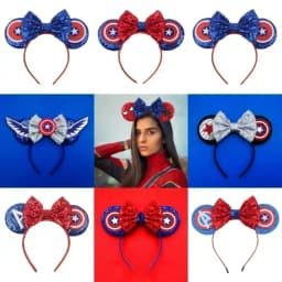Cute Stitch Grogu Baby Master Yoda Headbands For Girls Disney Mickey Ears Hairband Kids STAR WARS Hair Accessories Women Cosplay