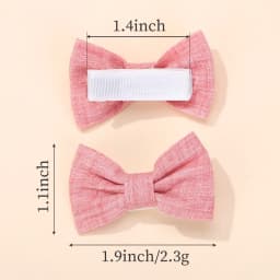 RAINBOW BOWS 10Pcs/set Handmade Fabric Printed Barrette Boutique Mini Bangs Bow Hair Clip Ins Daisy Hairgripes Spring Style