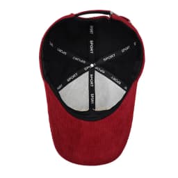FS Brand 3D Letter Corduroy Caps For Men Red Brown Baseball Cap Winter Windproof Women Golf Cap Street Trucker Hat Gorras Hombre