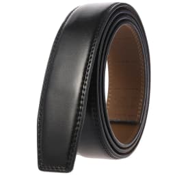 3.5cm Belt No Buckle Cow Genuine Leather Belt Body for Automatic Buckle High Quality Black Brown Belts Without Buckle Cowskin