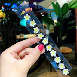 Princess Crown Baby Clip Hairstyle Children's Pearl Rhinestone Bean Buckle Hairpin Children's Girl Disc Hair Small Buckle Grab
