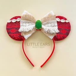 Disney Moana 2 Ear Headband for Adults Mickey Mouse Hairbands Women Fish hook Bow Hair Accessories Girls Kids Party Cosplay Gift