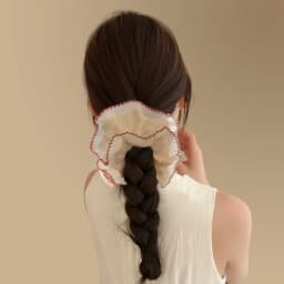 2025 Elegant Cute Lace Scrunchies Women Girl Elastic Hair Rubber Band Accessories Tie Hair Ring Rope Headdress Headwear Ornament