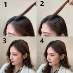 2/8pcs Puff Hair Head Cushion Hair Clips for Women Girl Invisible Volume HairBase Fluffy Sponge Clip Bun DIY Hair Styling Tools