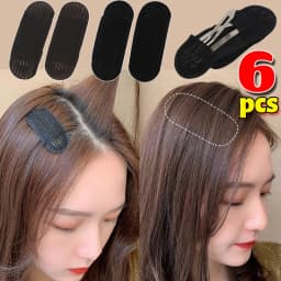 2/8pcs Puff Hair Head Cushion Hair Clips for Women Girl Invisible Volume HairBase Fluffy Sponge Clip Bun DIY Hair Styling Tools
