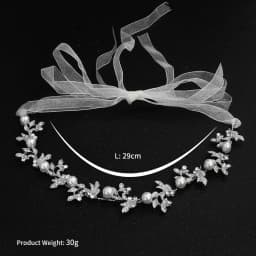 Luxurious Delicate Flower Hairband Pearl and Rhinestone Tiara Hair Accessory Bridal Wedding Party Headpieces As Gifts