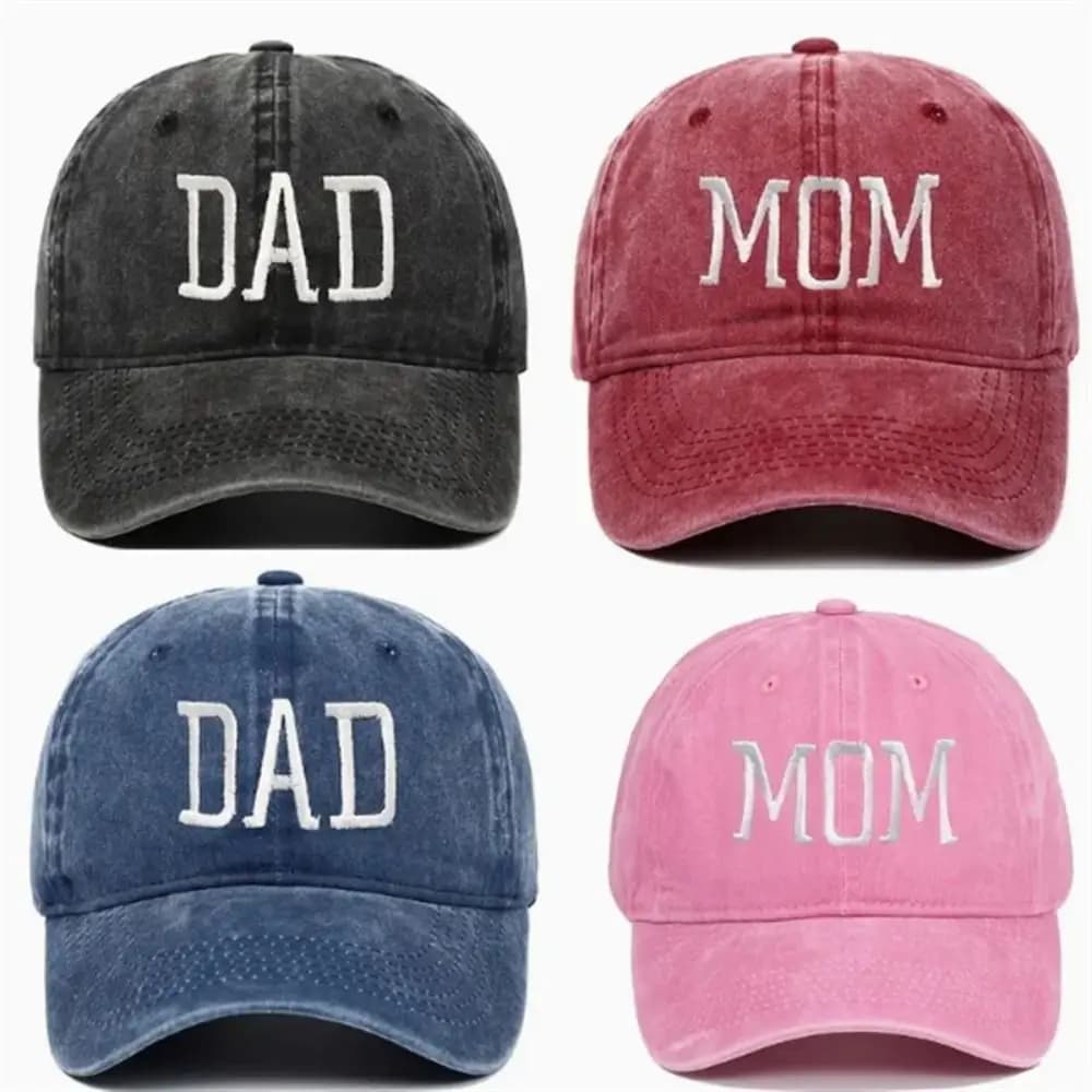 Fashion Women Men Hat Sport Visors Snapback Cap DAD MOM Embroidery Cotton Baseball Cap Sun Hat Breathable Outdoor Caps