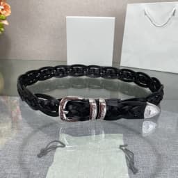 High Quality Cowhide Unisex Luxury Goods Designer Men's Woman Ceinture 2024 Pattern Needle Buckle Belt With Use Hand Wovens 30MM