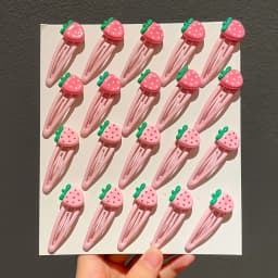 Girls' Sweet Strawberry Hairpin Set - 2/10/20pcs Female Broken Hair Bangs Small Clip Headdress Cute Kitchen Sink Craft Supplies