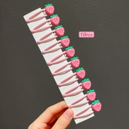 Girls' Sweet Strawberry Hairpin Set - 2/10/20pcs Female Broken Hair Bangs Small Clip Headdress Cute Kitchen Sink Craft Supplies