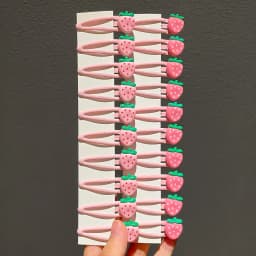 Girls' Sweet Strawberry Hairpin Set - 2/10/20pcs Female Broken Hair Bangs Small Clip Headdress Cute Kitchen Sink Craft Supplies