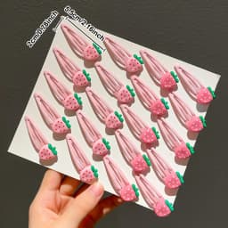 Girls' Sweet Strawberry Hairpin Set - 2/10/20pcs Female Broken Hair Bangs Small Clip Headdress Cute Kitchen Sink Craft Supplies