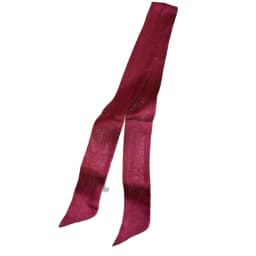 5X100CM Women Narrow Long Scarf Solid flax Silk Rubber Red Tie Bag Ribbon Headbands Luxury Scarf Headscarves Ladies Foulard