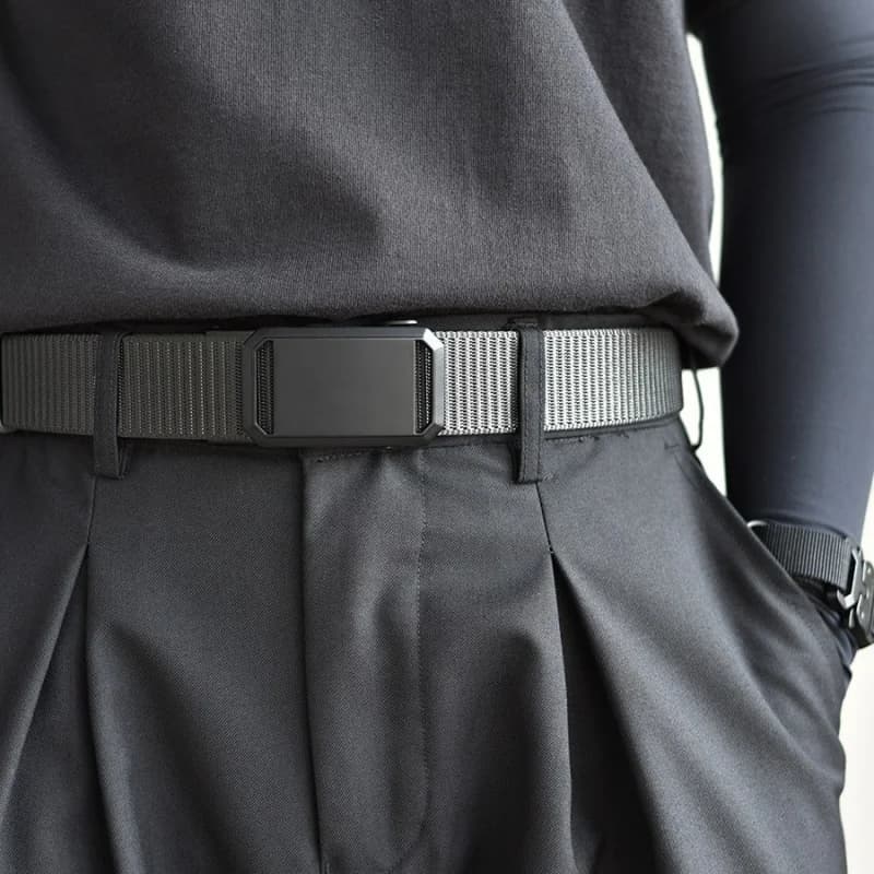 Men's Automatic Buckle Belt Casual Big Size Korean Fashion Hongik University Streetwear Daily Wear Belt