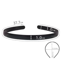 1PCs Black Simple Wide Headband 1~4cm Girl Women DIY Jewelry Material Cloth Headband Semi-finished Hair Accessories Wholesale
