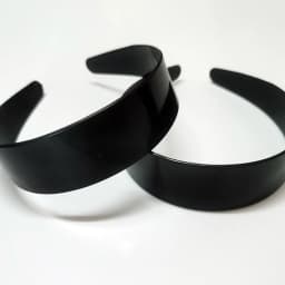 1PCs Black Simple Wide Headband 1~4cm Girl Women DIY Jewelry Material Cloth Headband Semi-finished Hair Accessories Wholesale