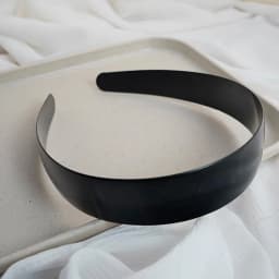 1PCs Black Simple Wide Headband 1~4cm Girl Women DIY Jewelry Material Cloth Headband Semi-finished Hair Accessories Wholesale