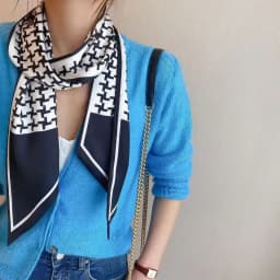 Cute Bunny Print Hair Ribbon Bevel Scarf Women Neck Tie Bag Scarfs Satin Silk Skinny Headscarves Ladies Foulard Floral Bands