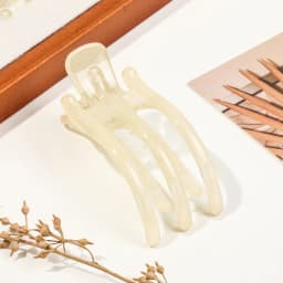 New Duckbill Hair Claws Clamps Crab Barrettes Bow Solid Color Acrylic Hair Clips Fashion Women Hairpin Ponytail Hair Accessories