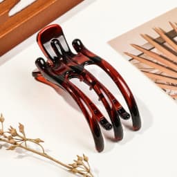 New Duckbill Hair Claws Clamps Crab Barrettes Bow Solid Color Acrylic Hair Clips Fashion Women Hairpin Ponytail Hair Accessories