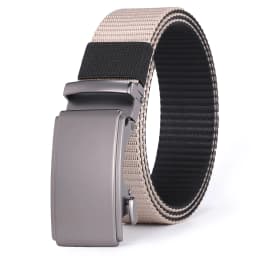 High Quality Men's Belt Automatic Buckle Tactical Canvas Nylon Male Belts Luxury Brands Waist Belt for Jeans Pant Big Casual