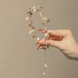 Glitter Girls Hair Hoop Korean Style Shining Rhinestone Headband Butterfly Tassel Hairpin Exquisite Jewelry Hair Accessories