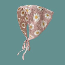 Korean Sweet Cute Handmade Crochet Hollow Triangle Headband Towel Women Spring and Summer Travel Literary Photo Hair Scarf
