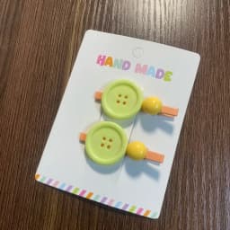 2Pcs/Set 2025 New Cute Button Hairpins For Baby Girl Candy Color Bangs Clip Hair Barrettes Children's Hair Clip Hair Accessories