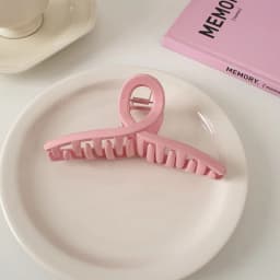 Large Waves Hair Claw Clips Crab Women Girls Cream Macaron Cross Ponytail Holder Hair Barrettes Hairpins Hair Accessories
