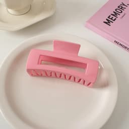 Large Waves Hair Claw Clips Crab Women Girls Cream Macaron Cross Ponytail Holder Hair Barrettes Hairpins Hair Accessories
