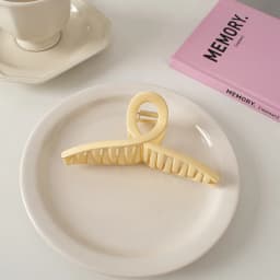 Large Waves Hair Claw Clips Crab Women Girls Cream Macaron Cross Ponytail Holder Hair Barrettes Hairpins Hair Accessories